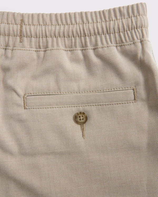 a&f collins pull-on suit pants, Light Tan view 2