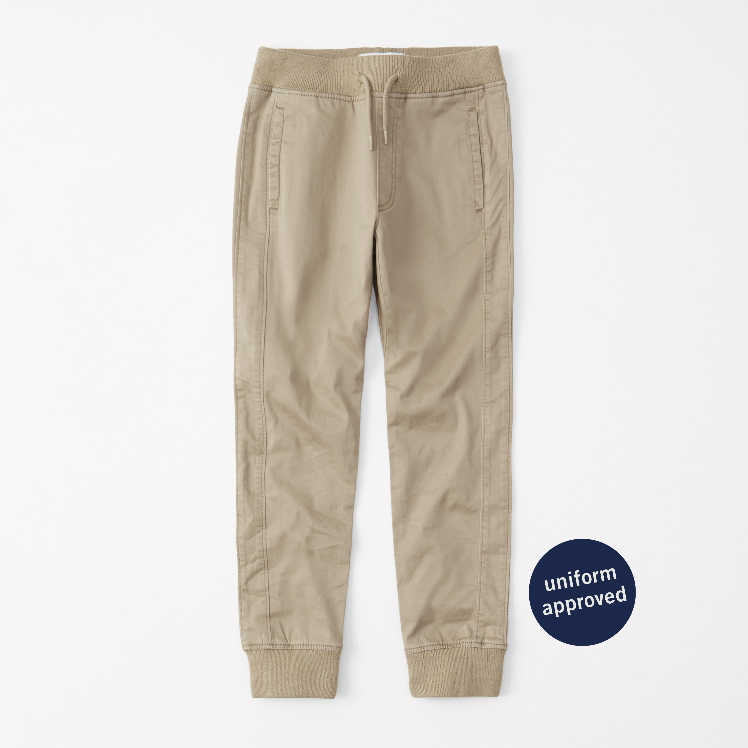 abercrombie twill joggers