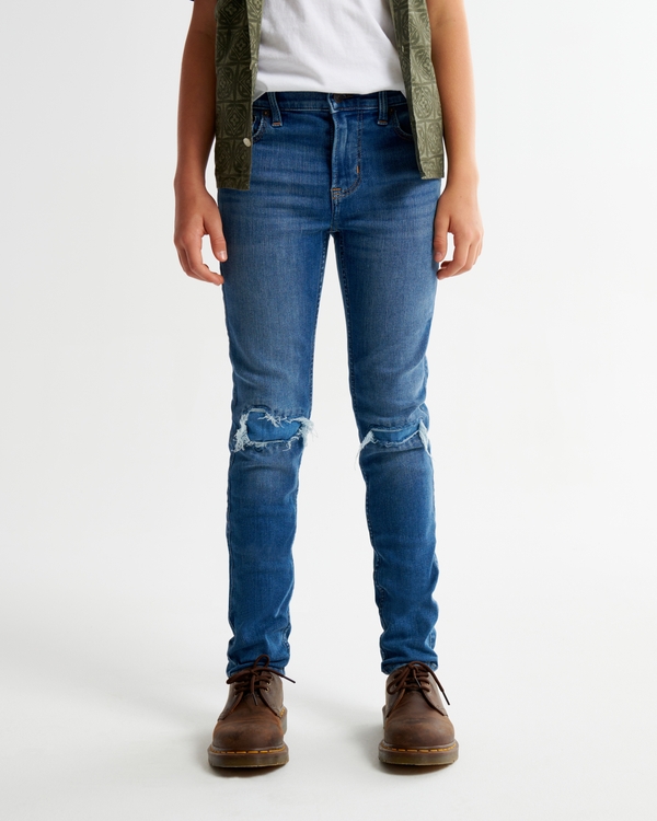 super skinny jeans, Medium Destroy Wash