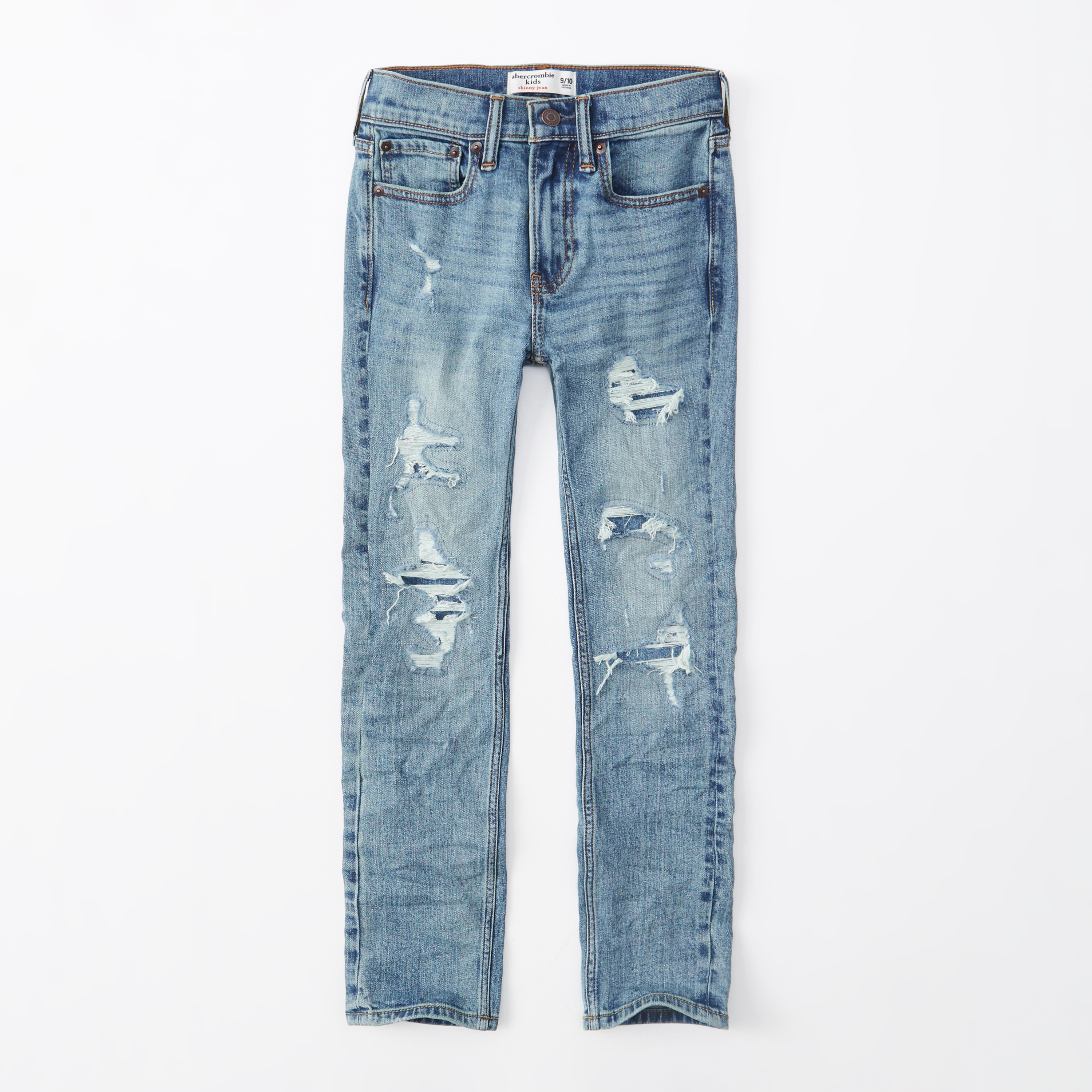 abercrombie kids ripped jeans