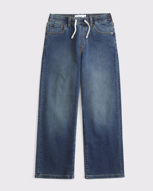 pull-on sweatpant jean, Dark view 1