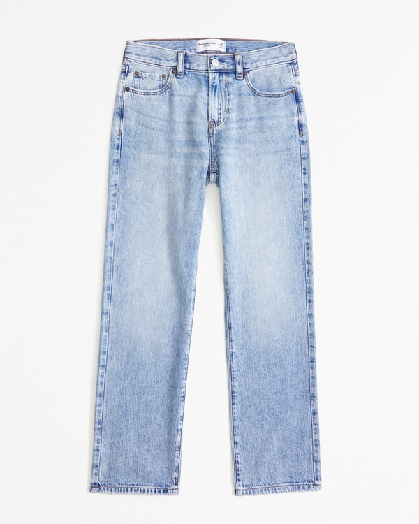 lightweight loose jeans, Light Wash