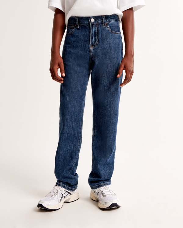 lightweight loose jeans, Dark Wash