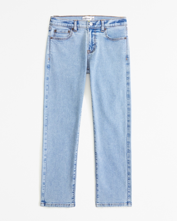 straight jeans, Light Wash