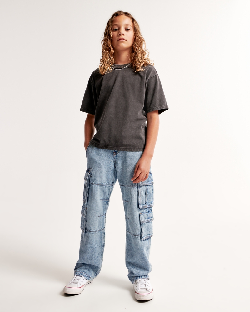 lightweight cargo jeans