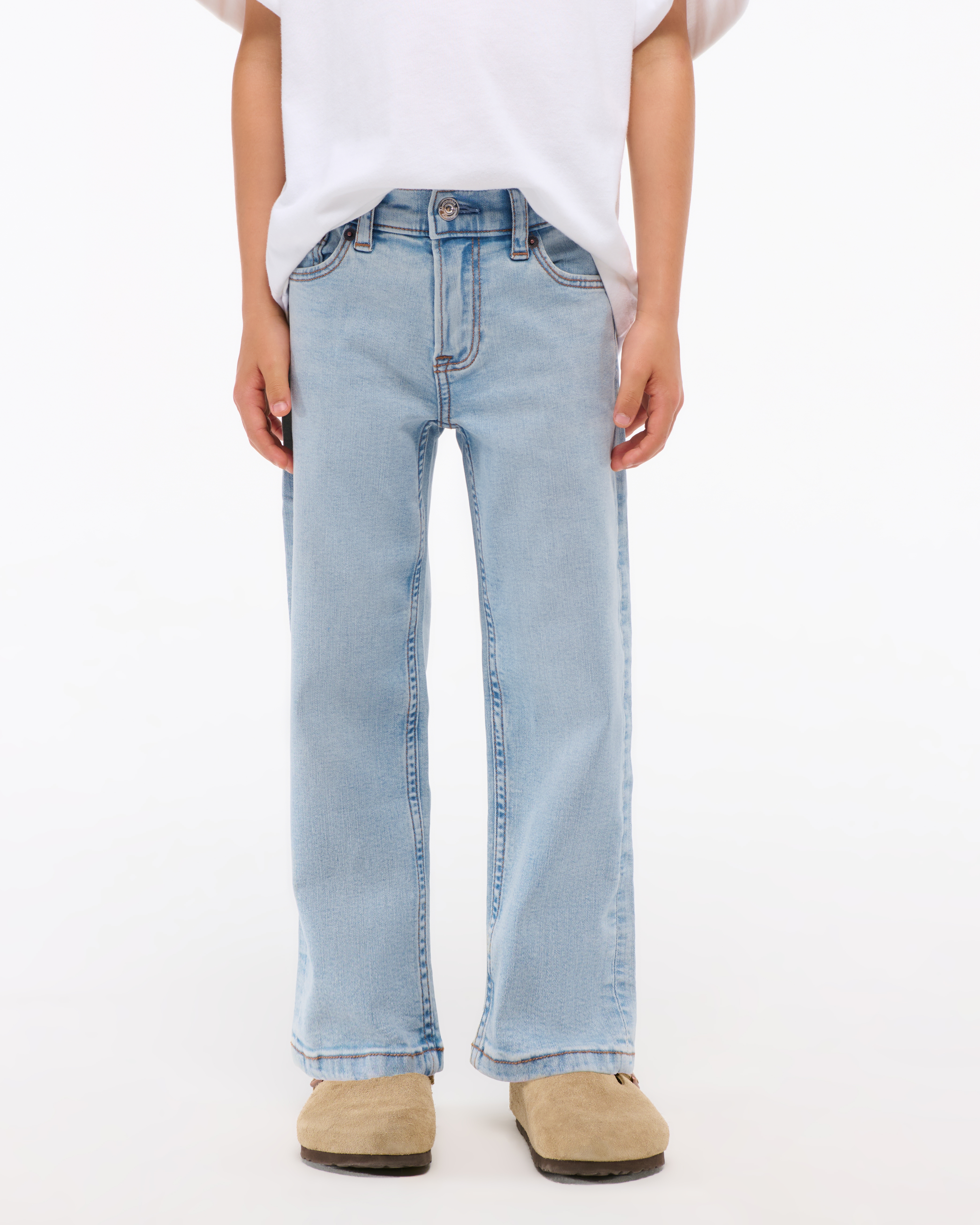 Abercrombie & Fitch Straight Jeans In Brown