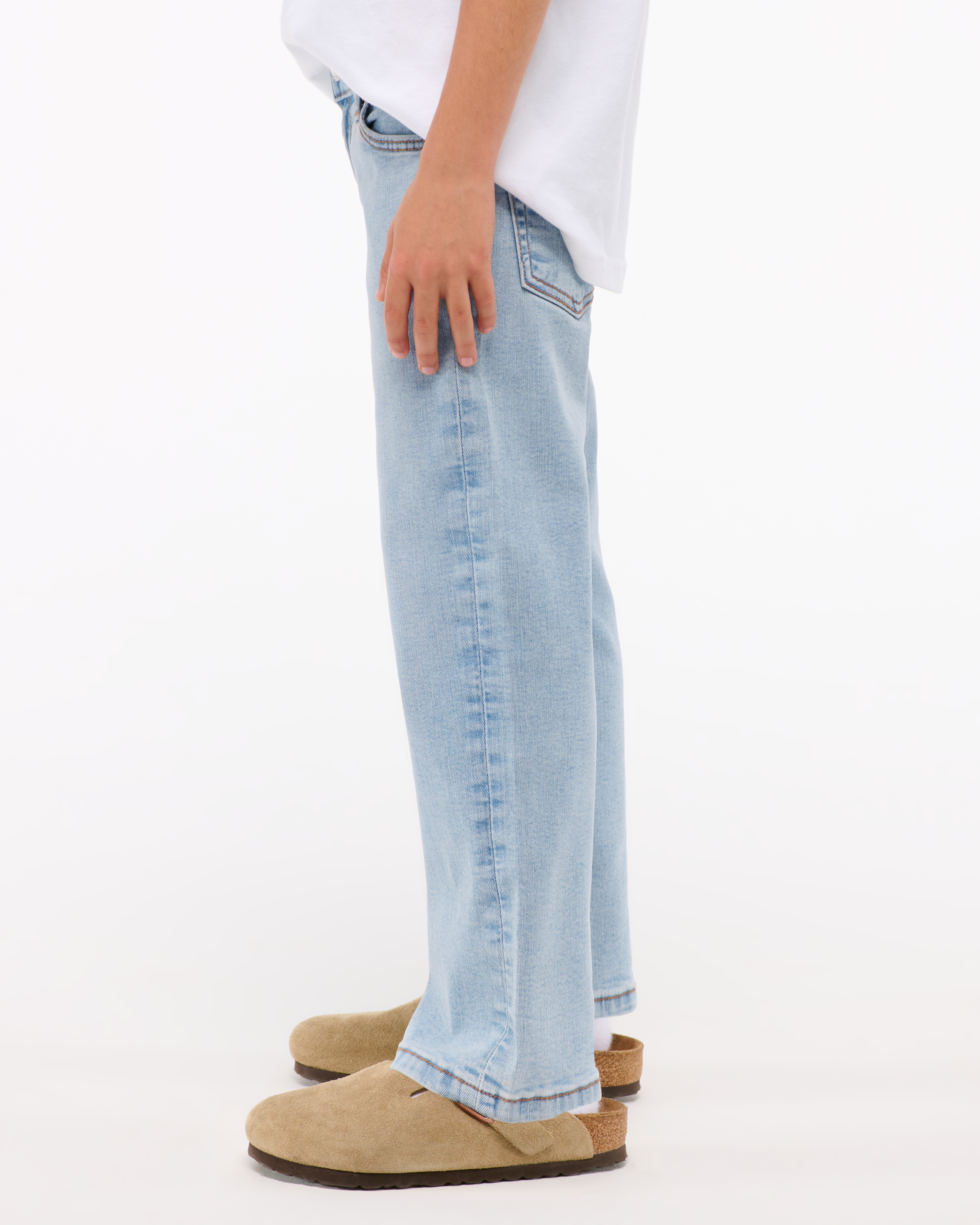 Abercrombie & Fitch Straight Jeans In Brown