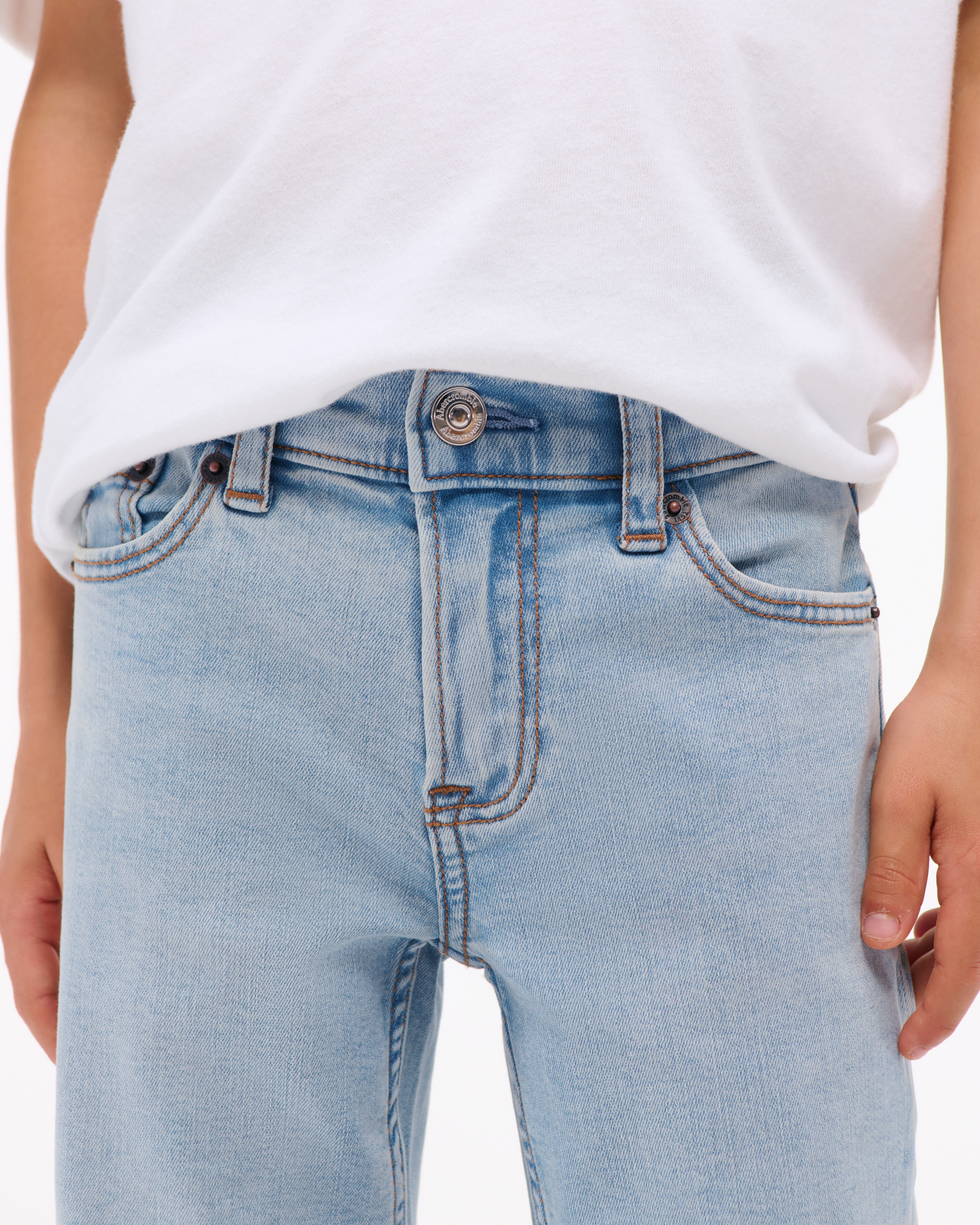 Abercrombie & Fitch Straight Jeans In Brown