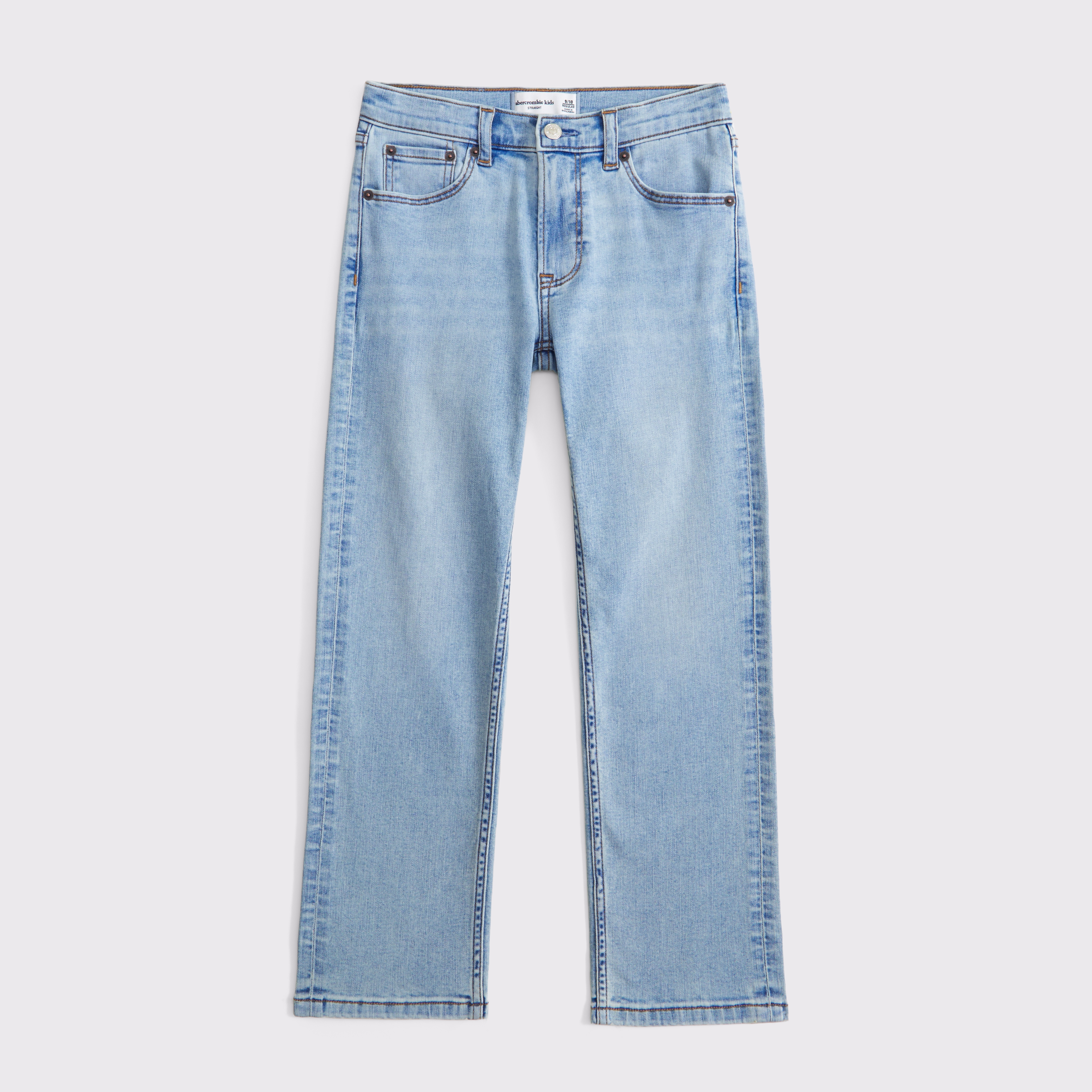 Abercrombie & Fitch Straight Jeans In Brown