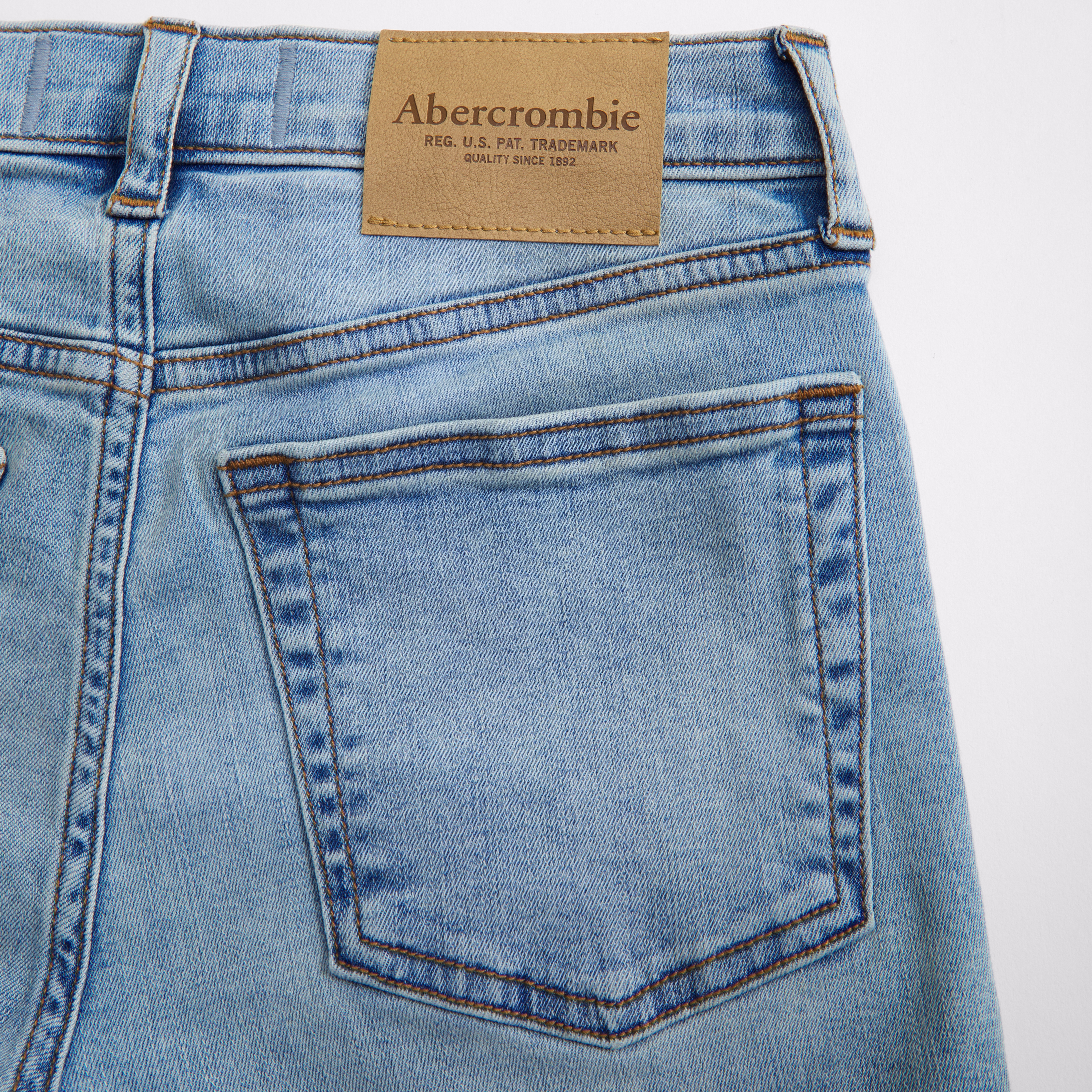 Abercrombie & Fitch Straight Jeans In Brown