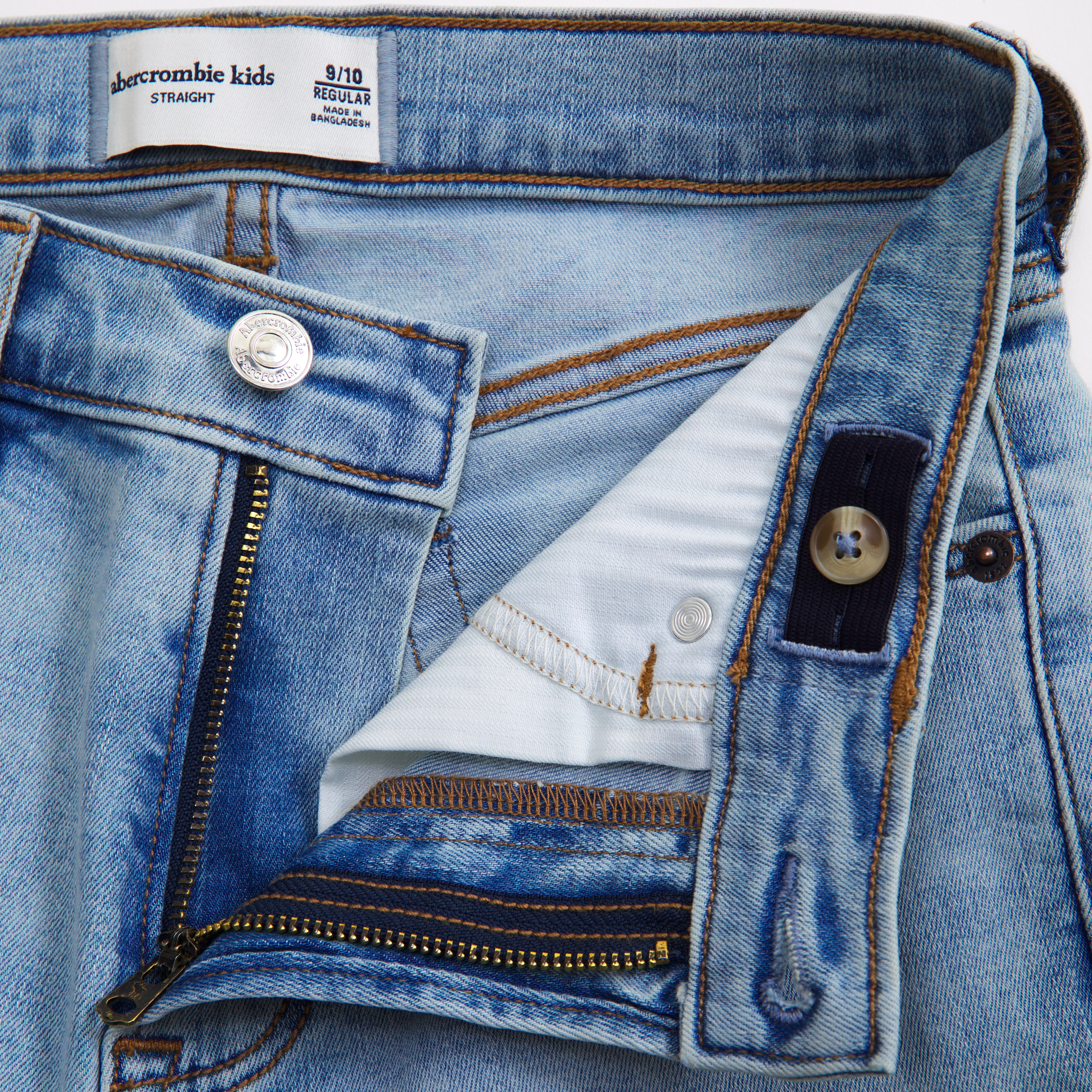 Abercrombie & Fitch Straight Jeans In Brown