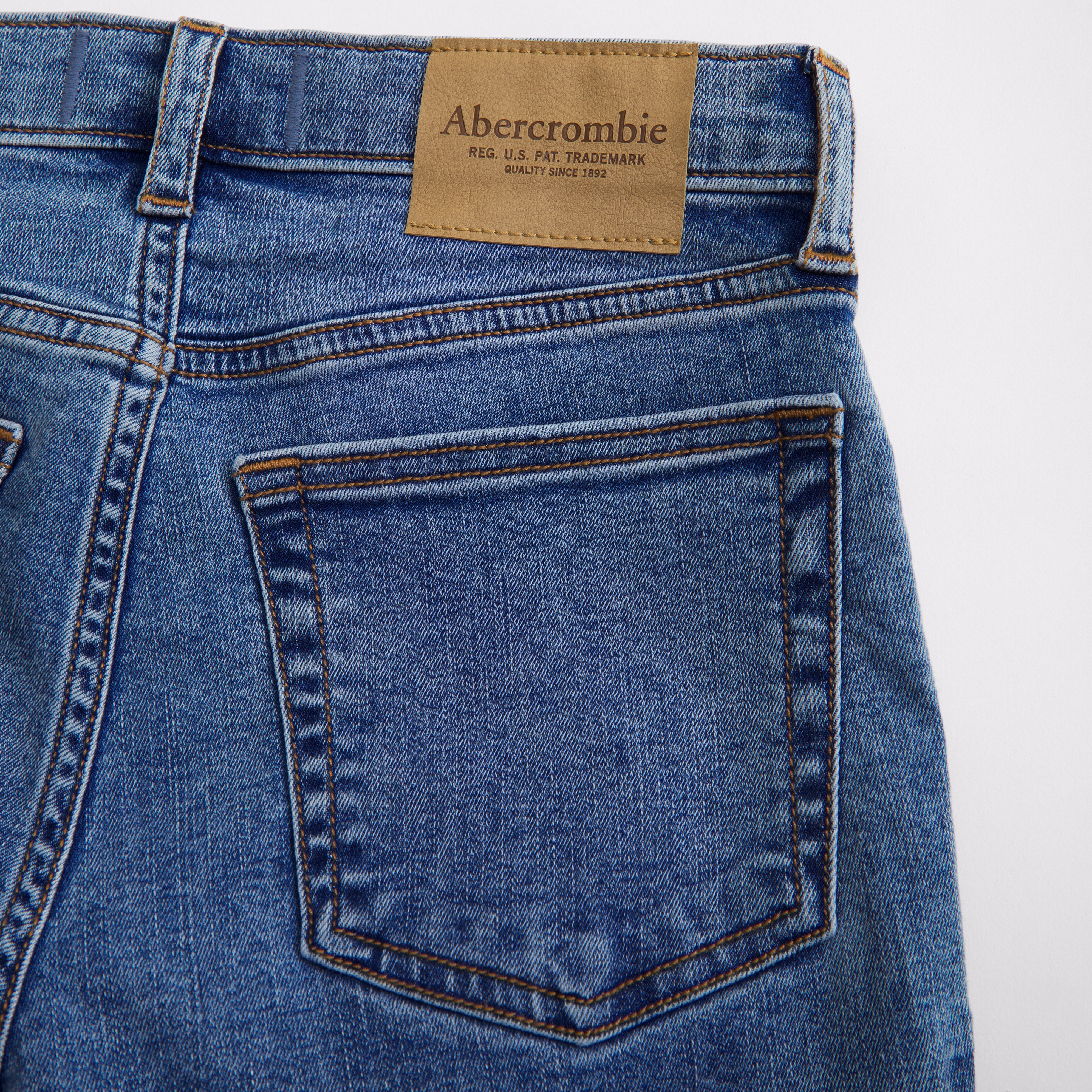 Abercrombie & Fitch Straight Jeans In Blue