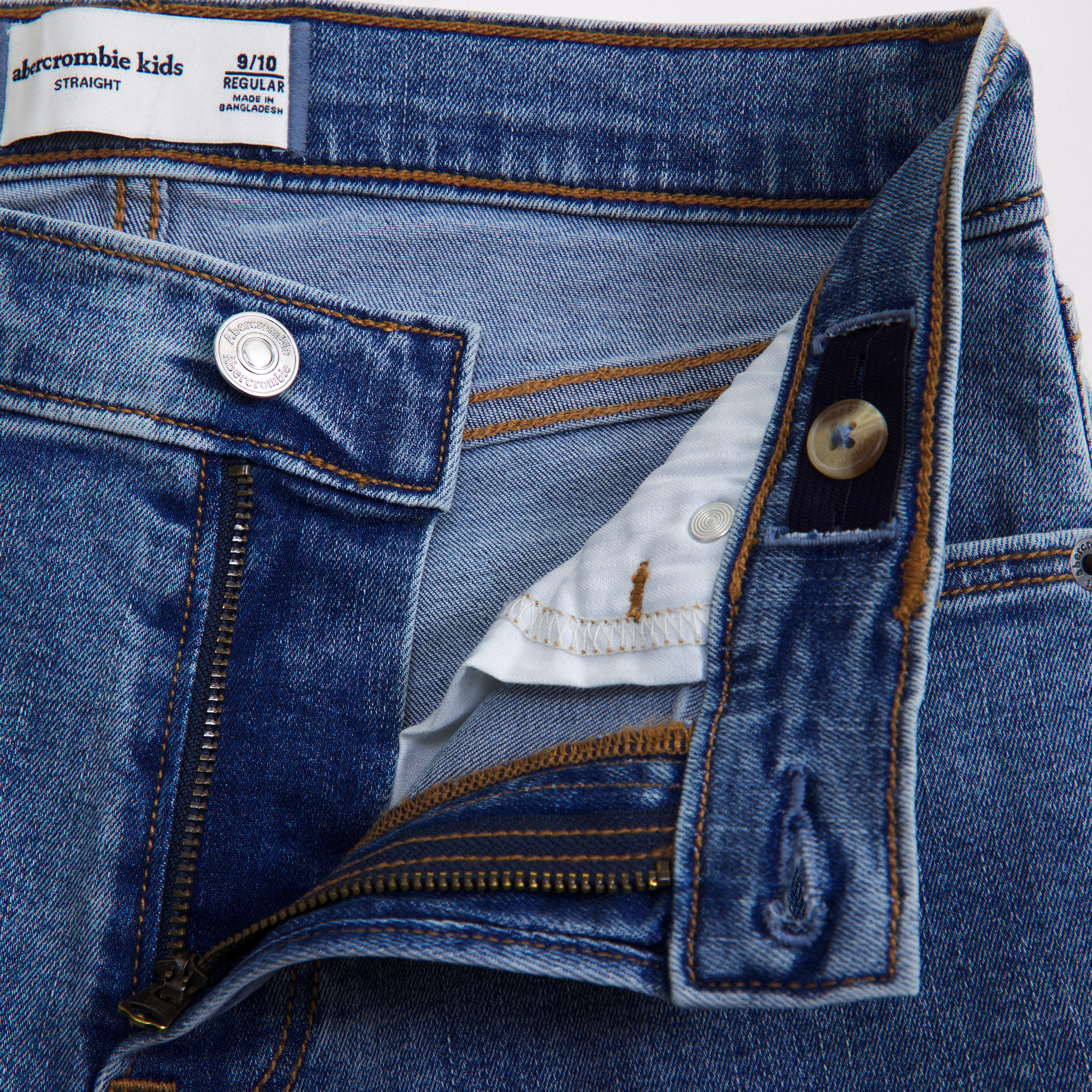 Abercrombie & Fitch Straight Jeans In Blue