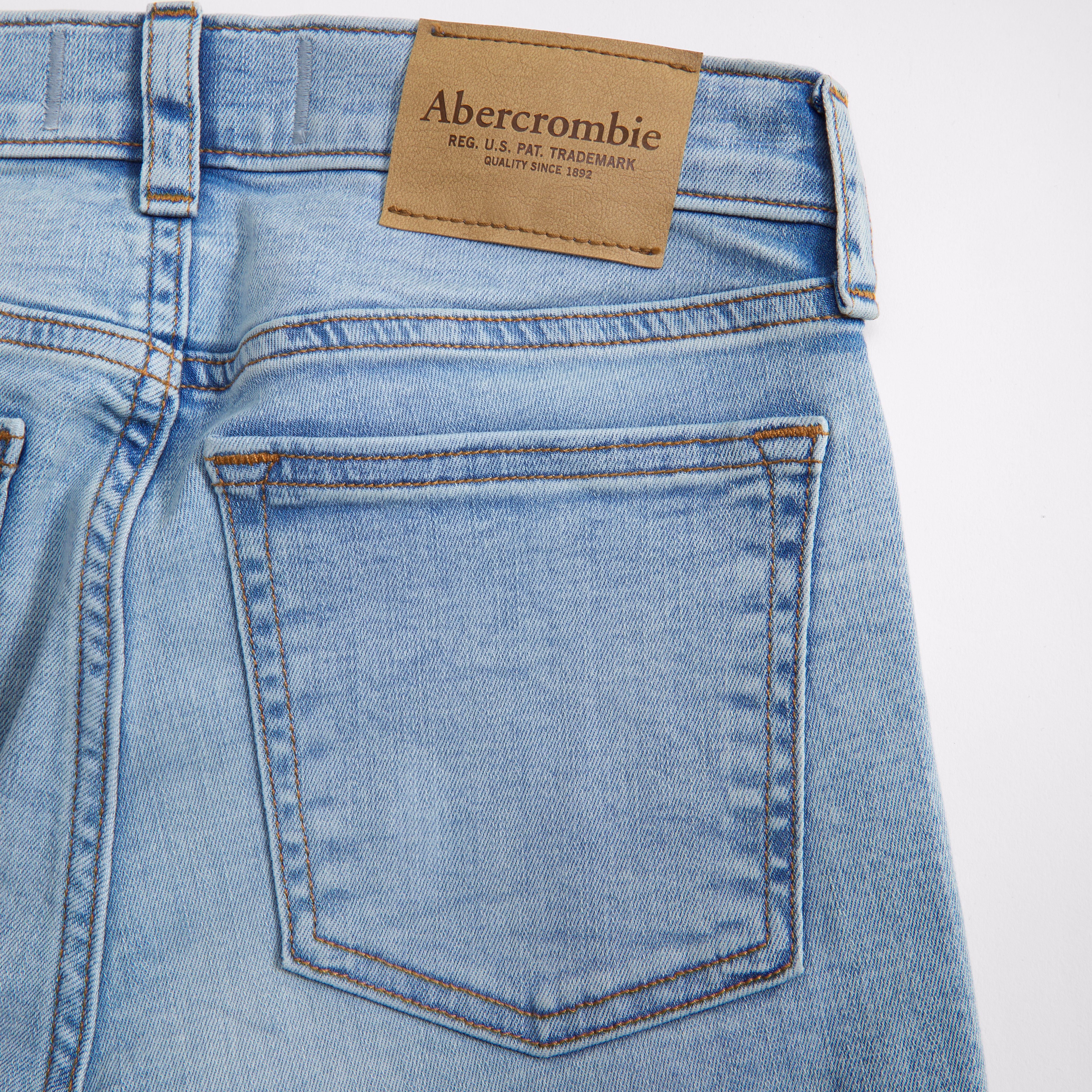 Abercrombie & Fitch Skinny Jeans In Brown