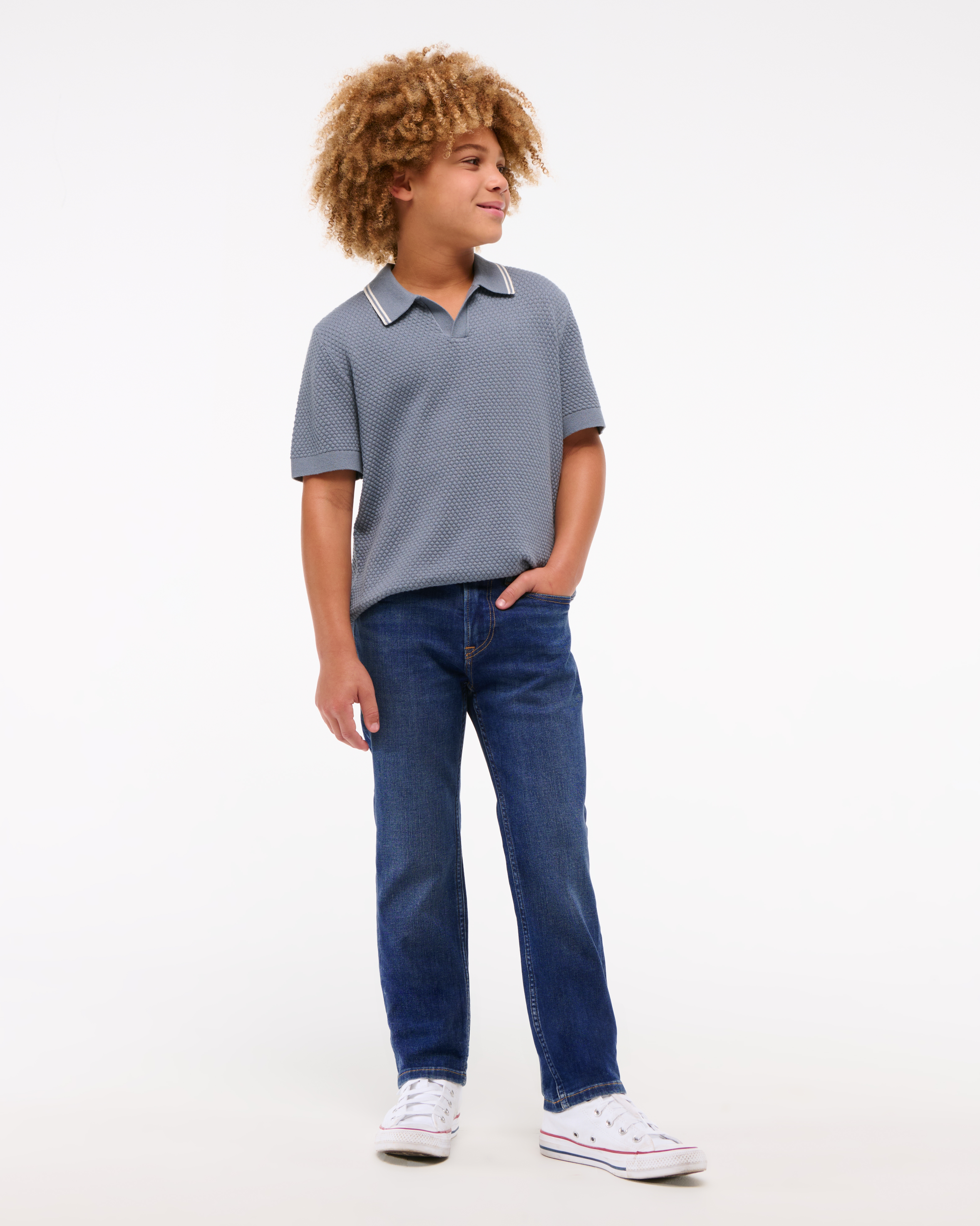 Abercrombie & Fitch Kids' Skinny Jeans In Blue