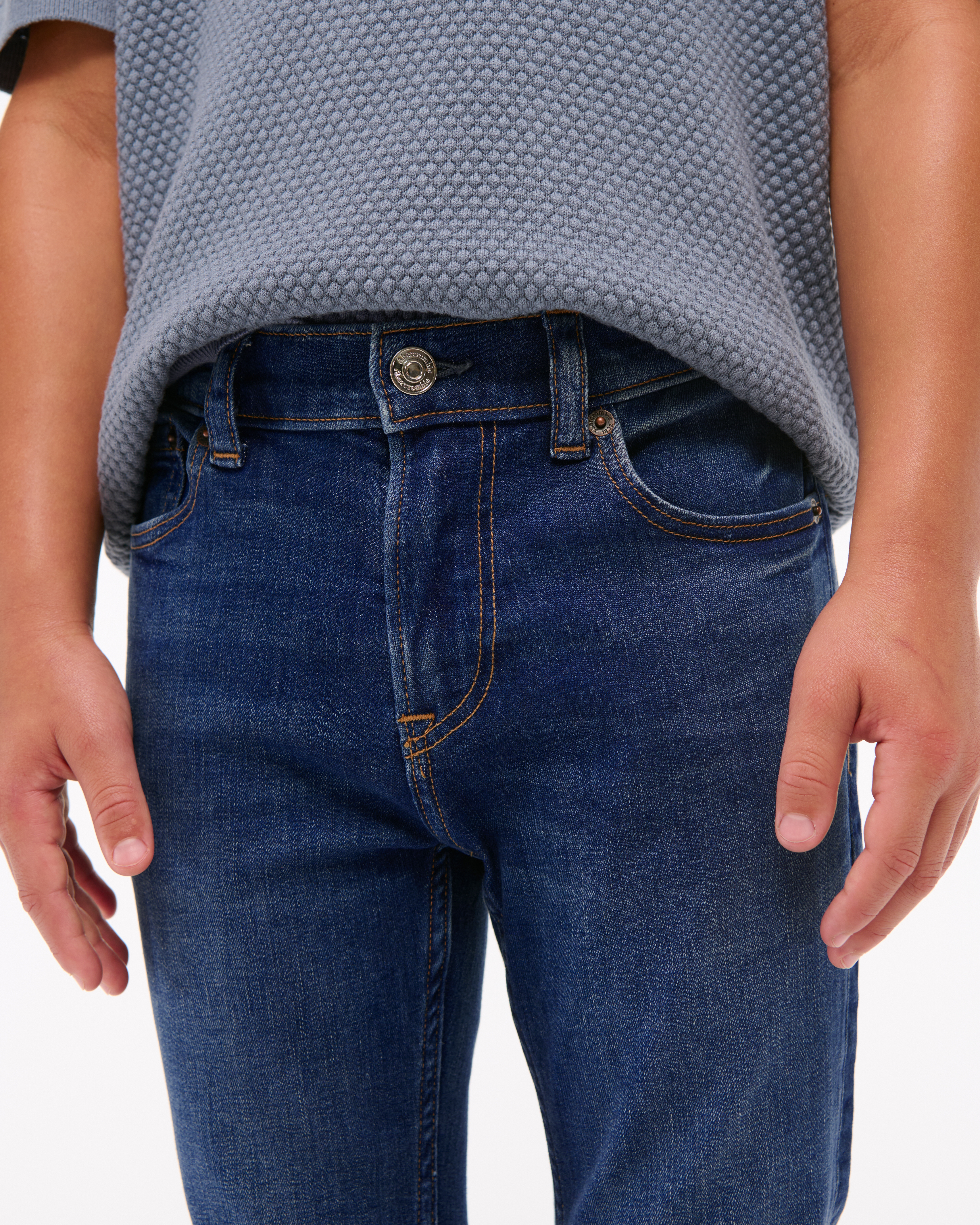 Abercrombie & Fitch Skinny Jeans In Blue