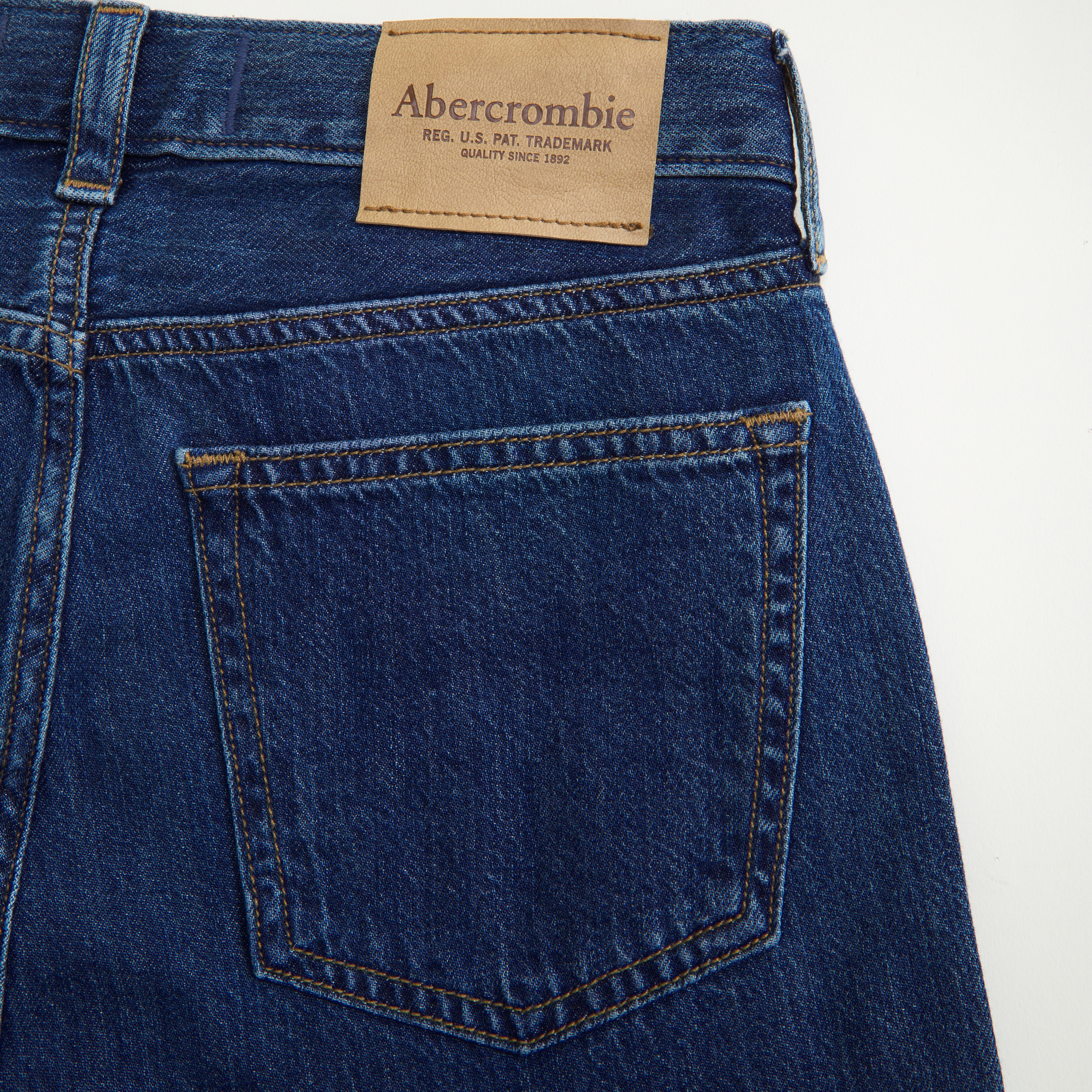 Abercrombie & Fitch Lightweight Baggy Jeans In Blue