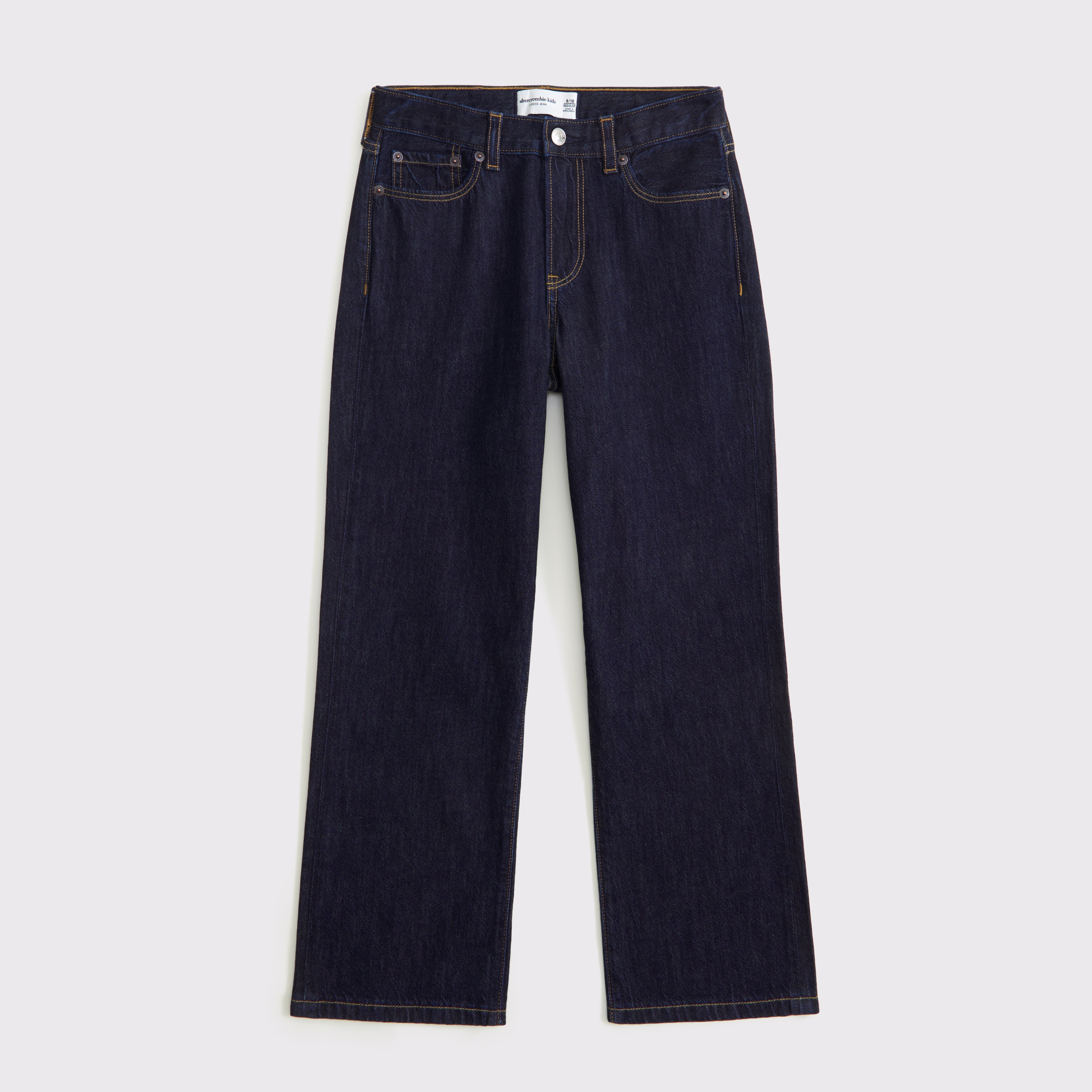 Abercrombie & Fitch Loose Jeans In Blue