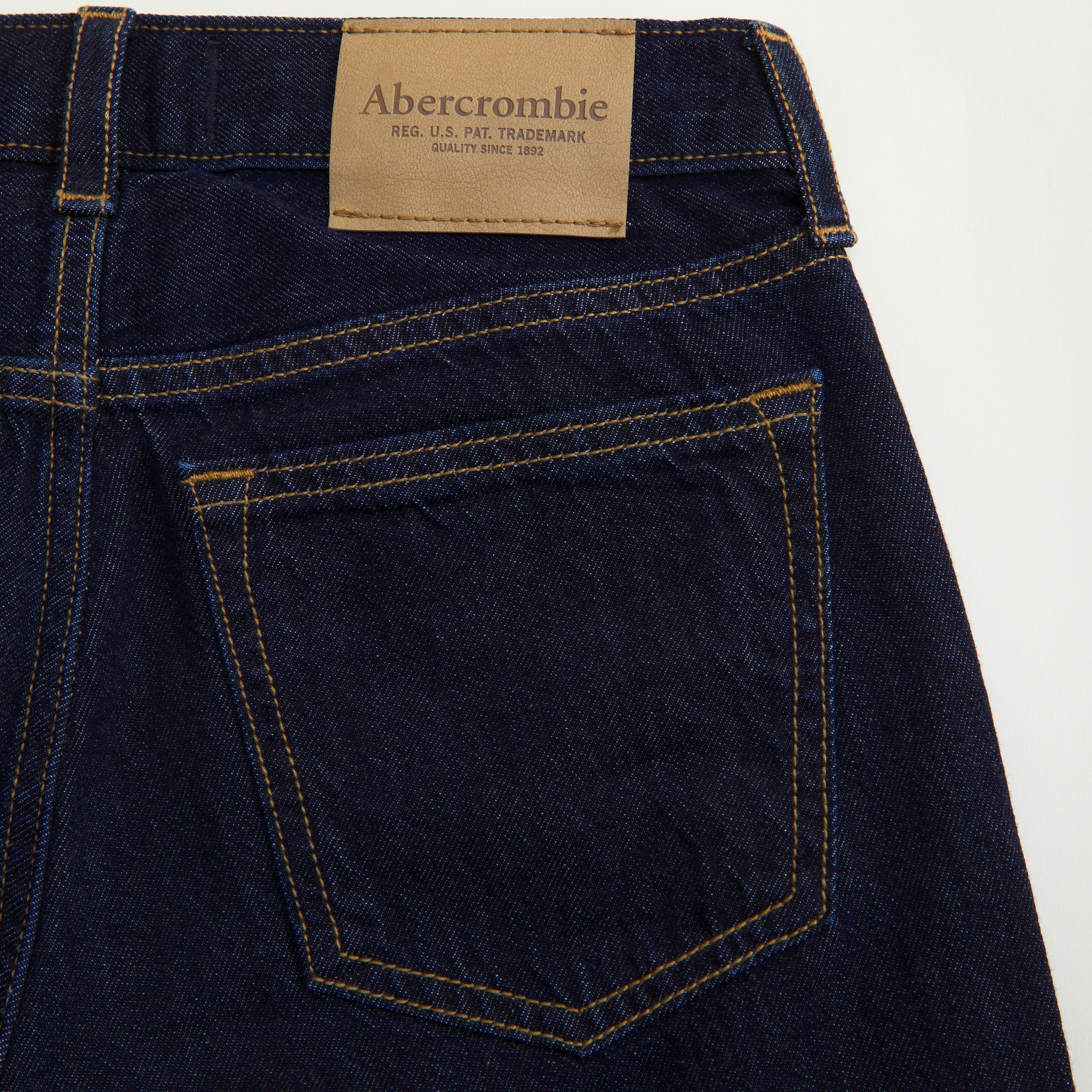 Abercrombie & Fitch Loose Jeans In Blue
