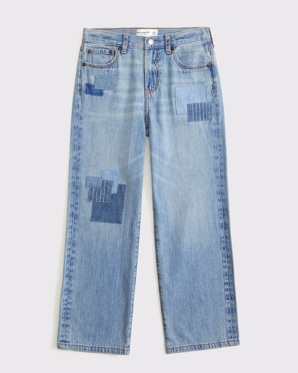loose jeans, Medium Wash view 2