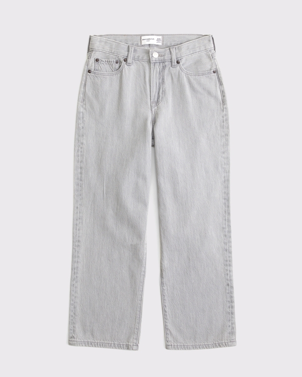 lightweight baggy jeans, Gray view 1