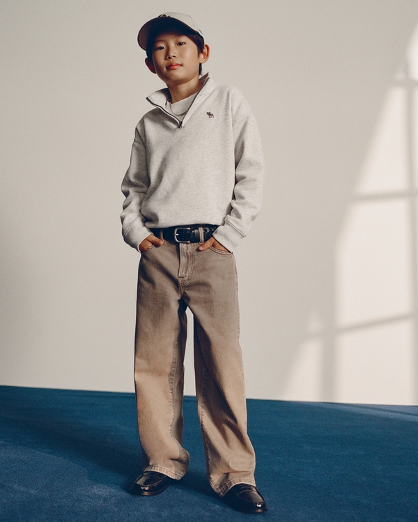baggy jeans, Brown view 1