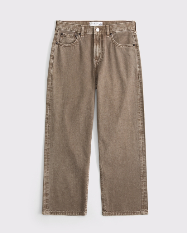 baggy jeans, Brown view 1