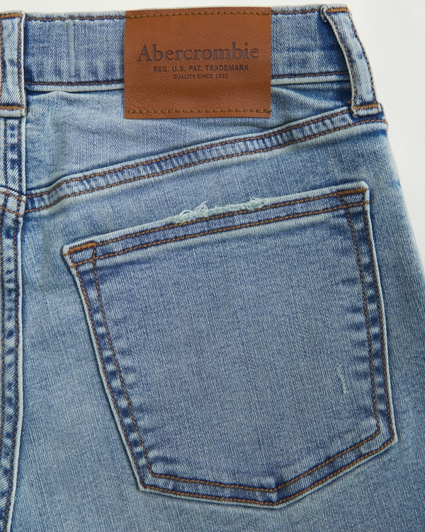 straight jeans, Light Destroy view 2