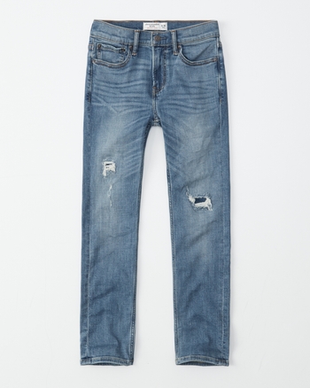 Abercrombie kids ripped jeans store