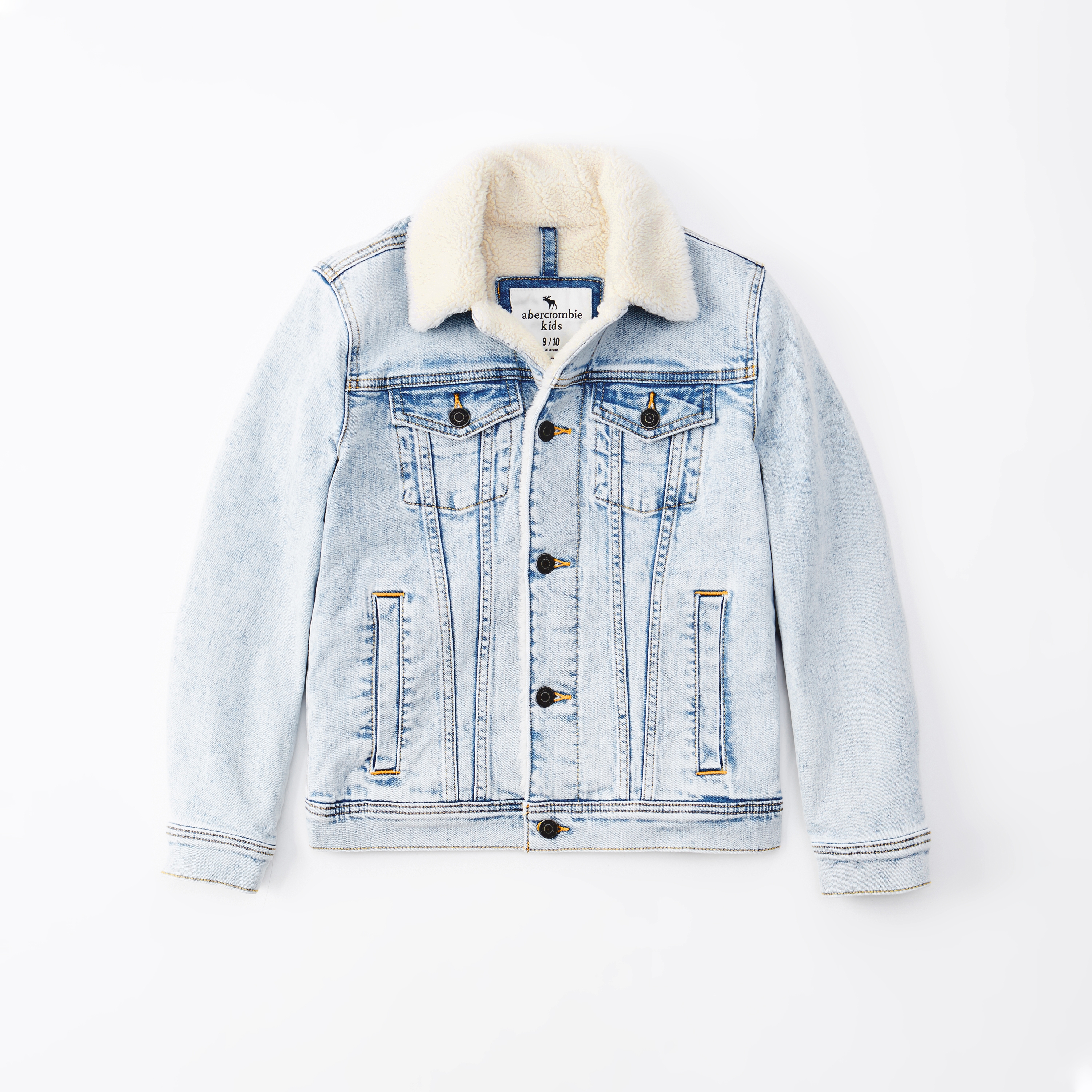 sherpa lined girls coat