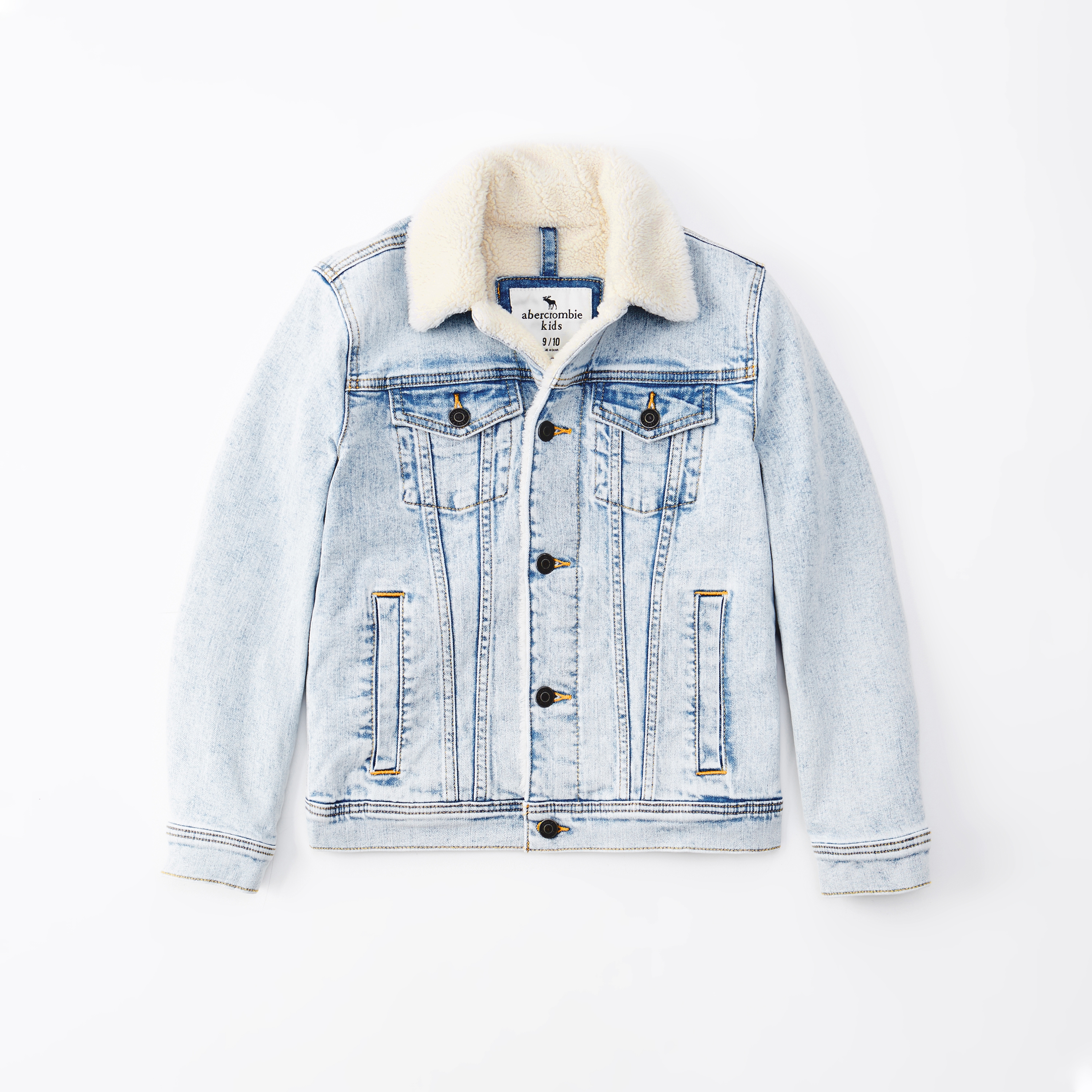 sherpa denim jacket abercrombie