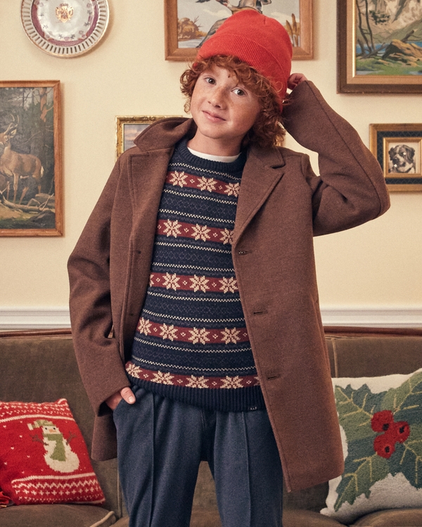 a&f topcoat, Brown view 2