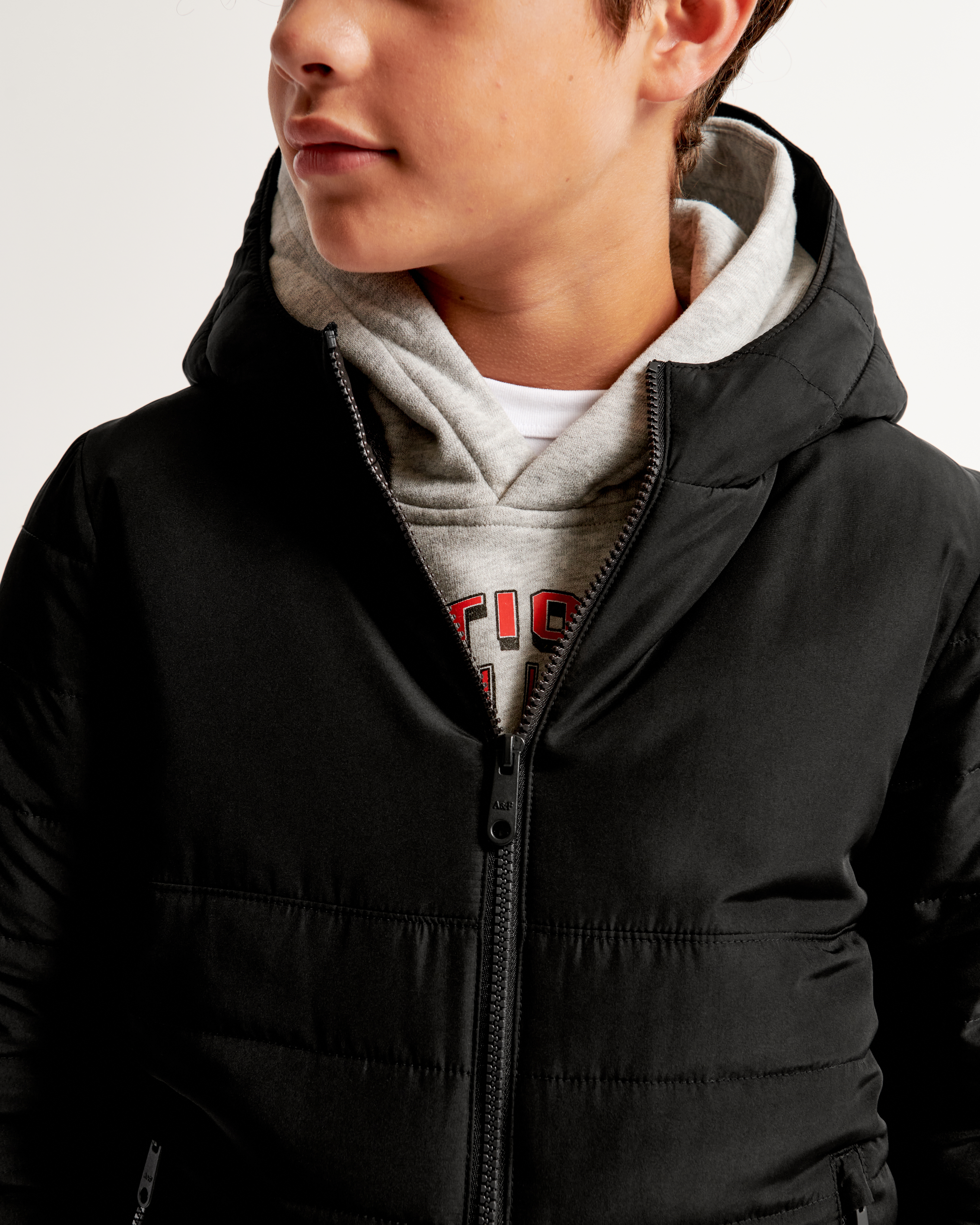 A&f puffer jacket sale