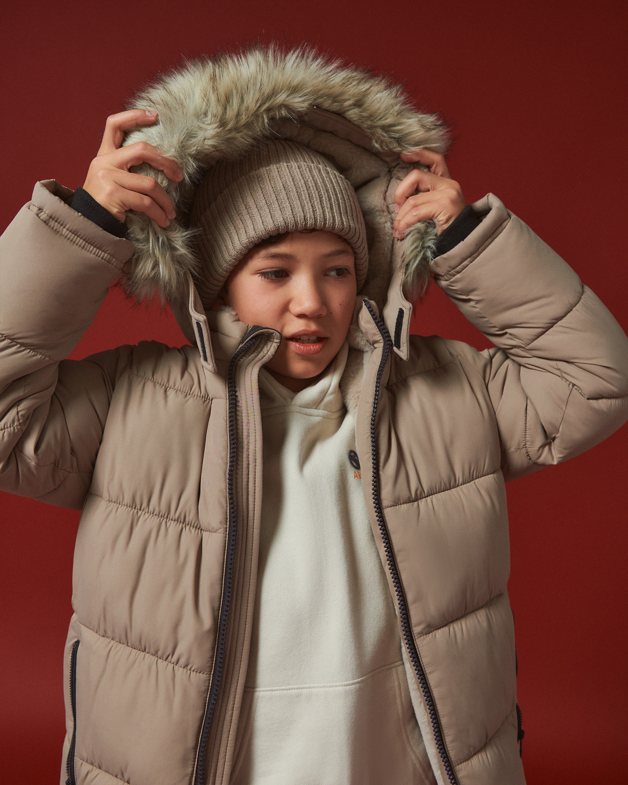 Boys puffer store coat sale