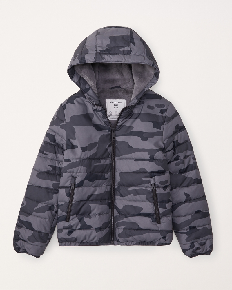 H&m camo puffer outlet jacket