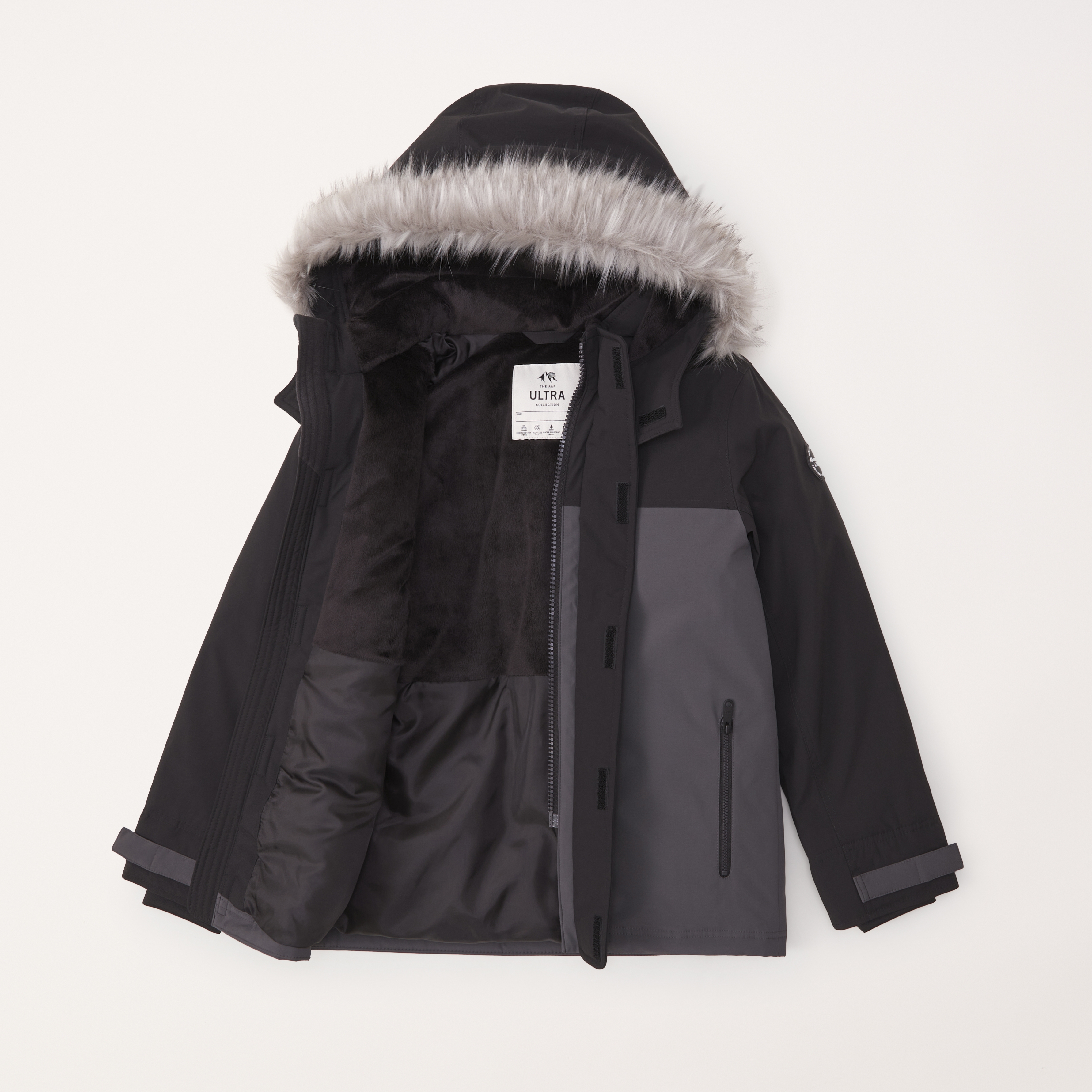 Cozy lined down parka on sale hollister