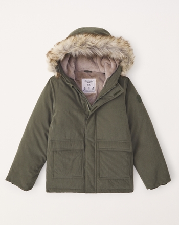 Abercrombie kids parka new arrivals