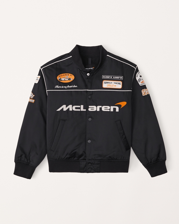 mclaren bomber jacket, Black