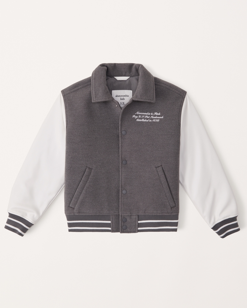 varsity bomber jacket