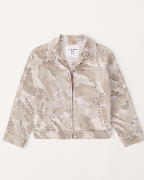 twill shirt jacket