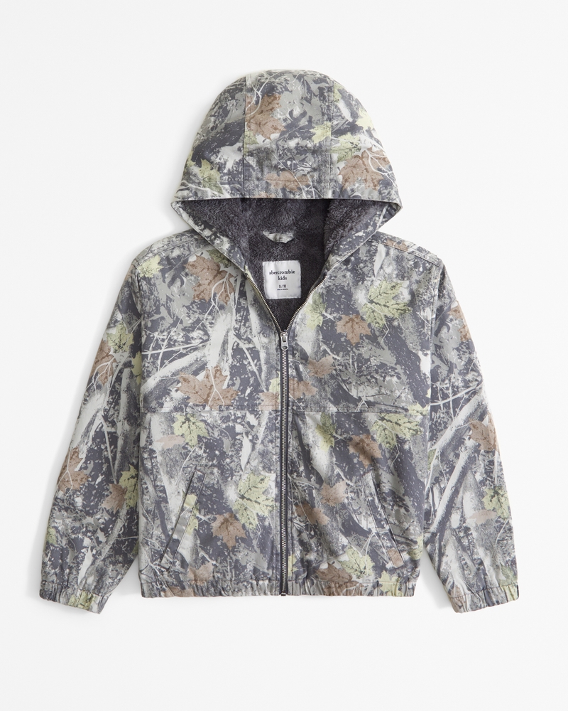 British Trend Camouflage Men's Hooded Large Size Jacket British Trend Camouflage Men's Hooded Large Size Jacket