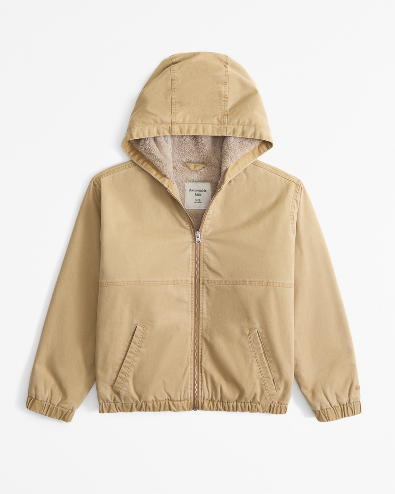 hooded workwear jacket