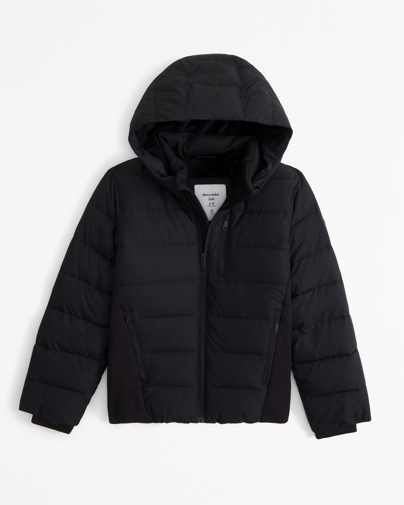 Abercrombie & fitch hooded padded jacket online