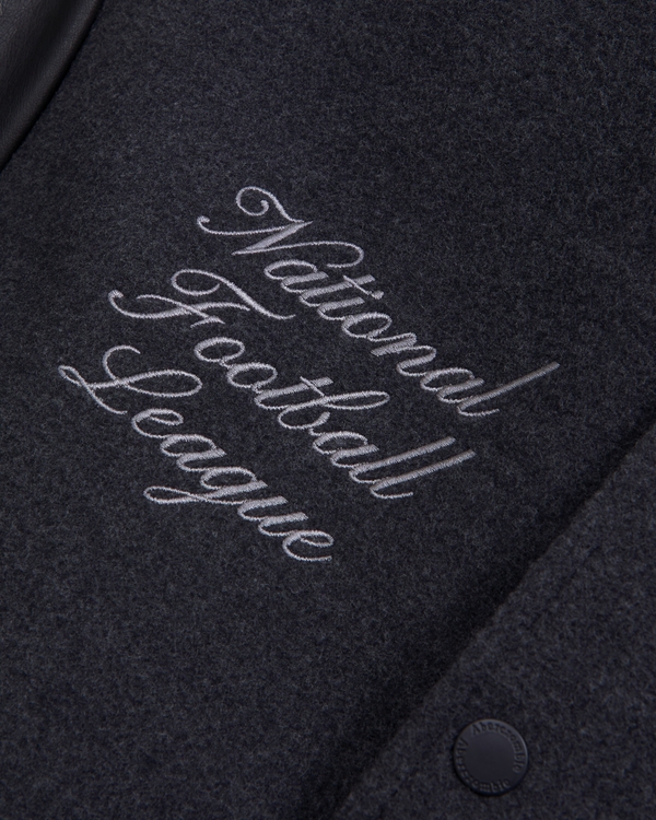 nfl winterized hooded bomber jacket