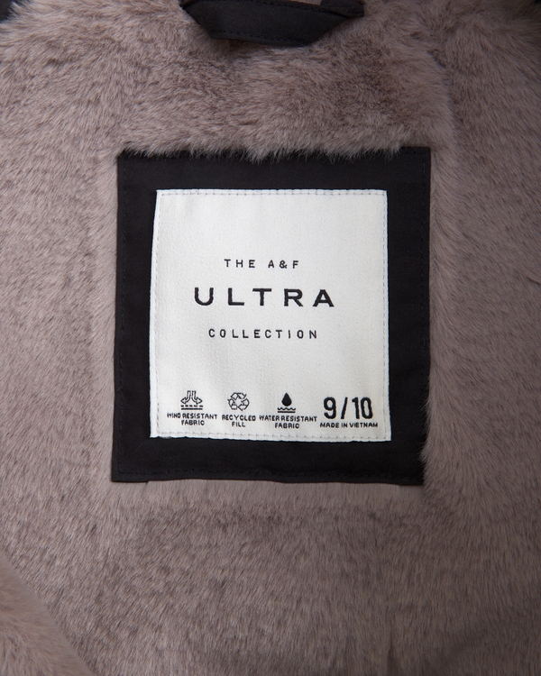 a&f ultra parka, Black view 2