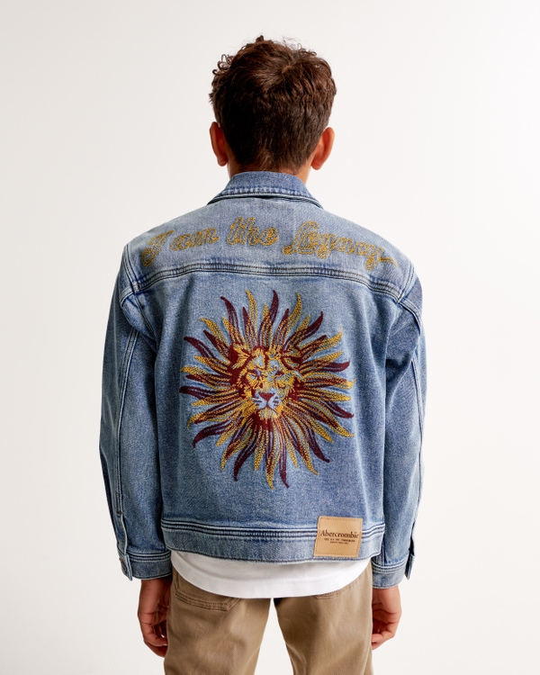 Abercrombie kids denim store jacket