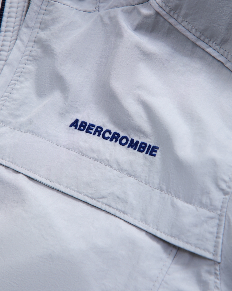 logo nylon windbreaker