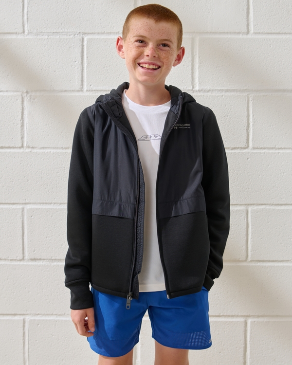ypb lightweight cozy-lined full-zip hoodie