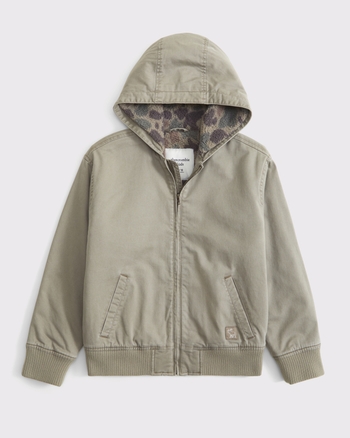 Abercrombie & Fitch hooded workwear jacket