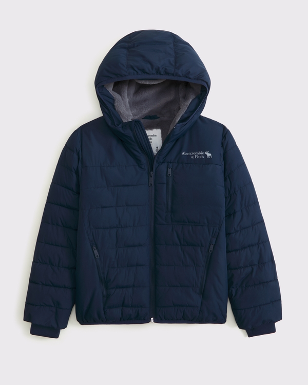 a&f performance puffer, Deep Blue view 1